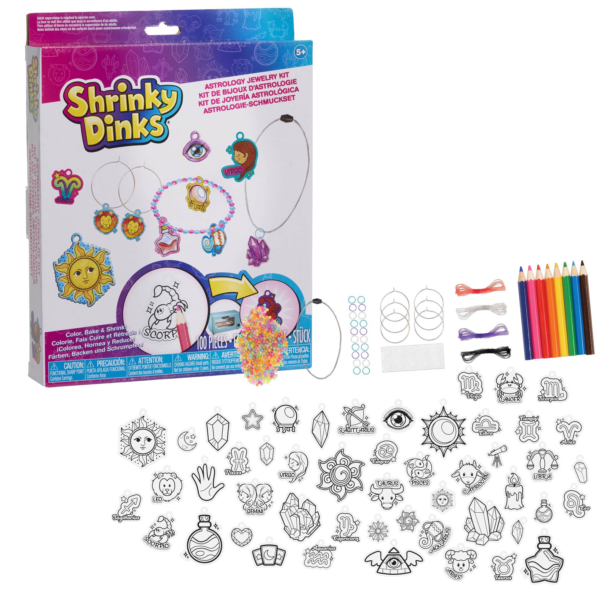 Just Play® Shrinky Dinks Astrology Jewelry Kit